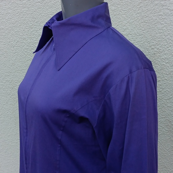 Royal Highness Ladies Zip Up Fitted Western Show Shirt (video) - Picture 3 of 17